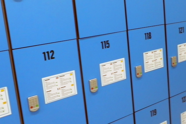 Luggage locker in Barcelona